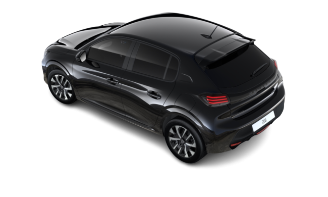 Peugeot 208 Hybrid 110 e-DSC6 Benzin Schwarz