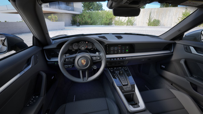 Porsche 911 Carrera Cabriolet 3,0‑Liter‑Sechszylinder‑Boxer‑Turbomotor Benzin Grau