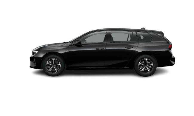 Opel Astra Sports Tourer ST Hybrid 107kW eDCT Benzin Schwarz