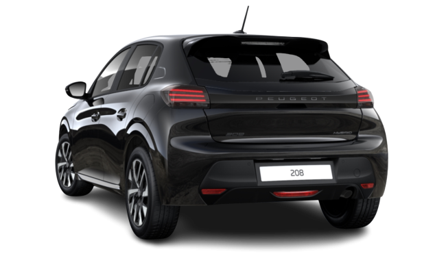 Peugeot 208 Hybrid 110 e-DSC6 Benzin Schwarz