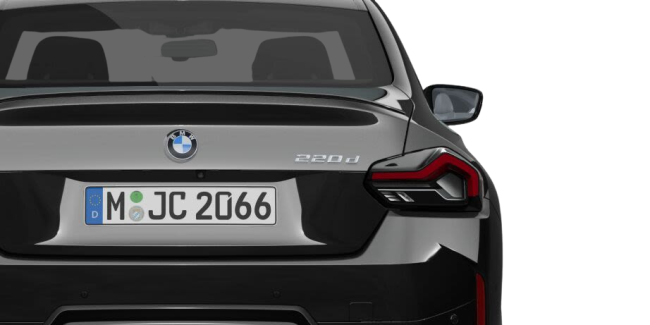 BMW 2er Coupé 220d Steptronic Diesel Schwarz