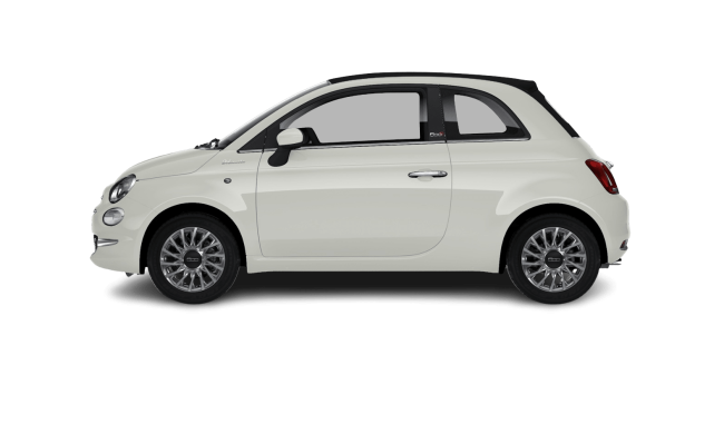 Fiat 500C 1.0 Hybrid Benzin Weiß