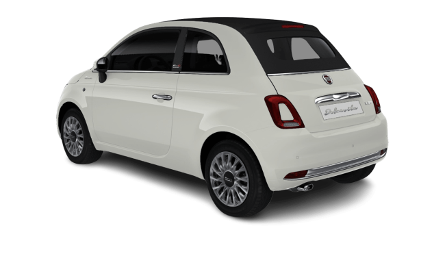 Fiat 500C 1.0 Hybrid Benzin Weiß