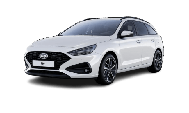 Hyundai i30 Kombi 1.5 T-GDI Hybrid Benzin Weiß