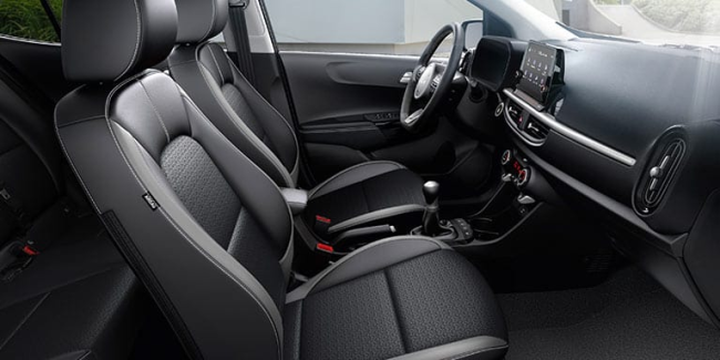 Kia Picanto 1.0 4-Sitzer Benzin Silber