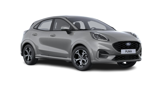 Ford Puma 1,0 EcoBoost Hybrid 92kW Benzin Silber