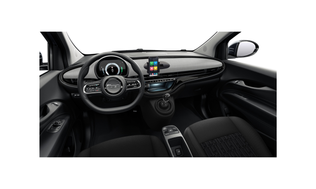 Fiat 500 1.0 FireFly Hybrid Cabrio Benzin Schwarz