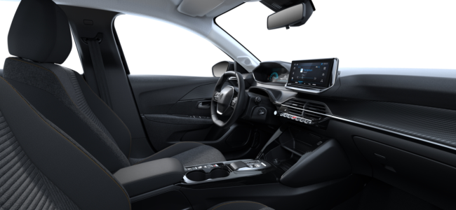 Peugeot 208 Hybrid 110 e-DSC6 Benzin Schwarz