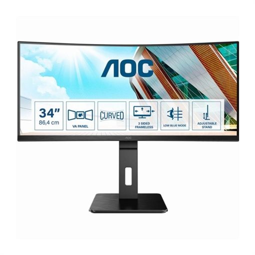 AOC P2 CU34P2A, 86,4 cm (34 Zoll), 3440 x 1440 Pixel, Quad HD, LED