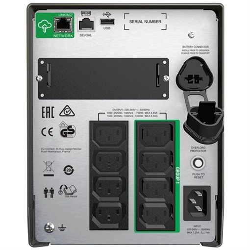 APC Smart-UPS Line Interactive 1000VA Tower 230V 8 IEC C13-Stecker LCD