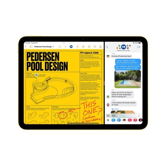 Apple iPad Wi-Fi 10.Gen 64GB 27,7cm 10,9Zoll Gelb