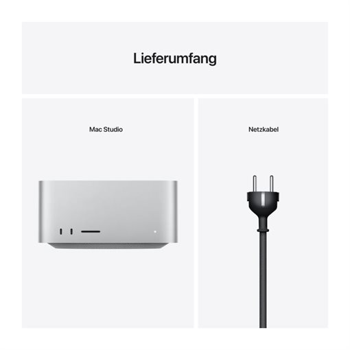 Apple Mac Studio M1 Max 32GB 2TB SSD 32-core GPU Silber CTO