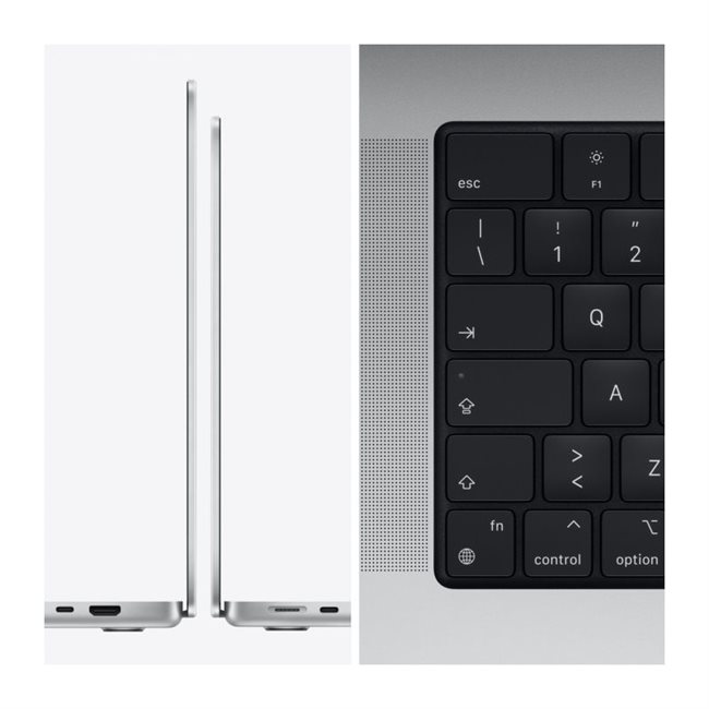 Apple MacBook Pro 35,97cm 14,2Zoll M1 Pro Chip 8Core 16GB 512GB SSD Silber