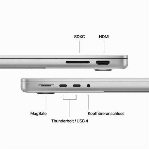 Apple MacBook Pro M3 MXE13D/A 36,1cm 14,2Zoll 1TB 16GB RAM macOS