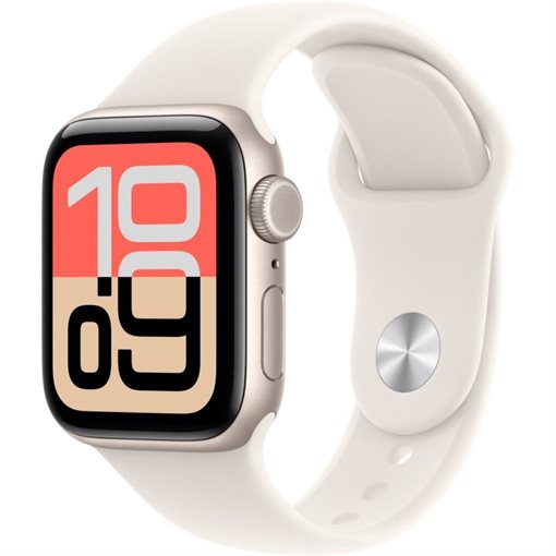 Apple Watch SE 3 Starlight Alu Band:Starlight Gr, M/L 64GB 40mm LTE GPS