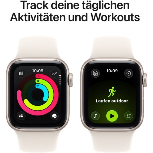 Apple Watch SE 3 Starlight Alu Band:Starlight Gr, M/L 64GB 40mm LTE GPS