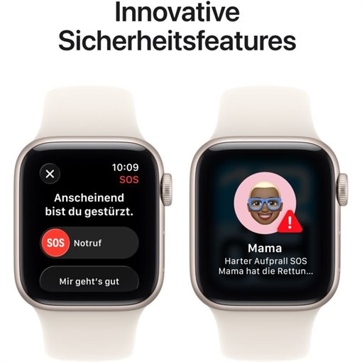 Apple Watch SE 3 Starlight Alu Band:Starlight Gr, M/L 64GB 40mm LTE GPS