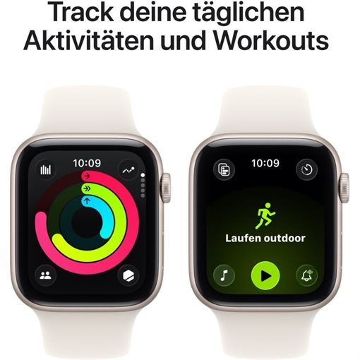 Apple Watch SE 3 Starlight Alu Band:Starlight Gr, M/L 64GB 44mm LTE GPS