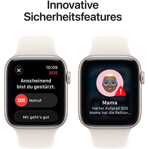 Apple Watch SE 3 Starlight Alu Band:Starlight Gr, M/L 64GB 44mm LTE GPS