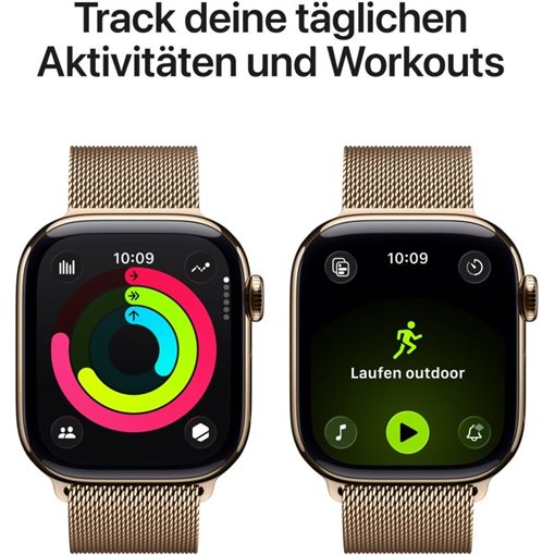 Apple Watch Series 11 Gold Titan Band:Gold Gr, S/M 64GB 46mm LTE GPS