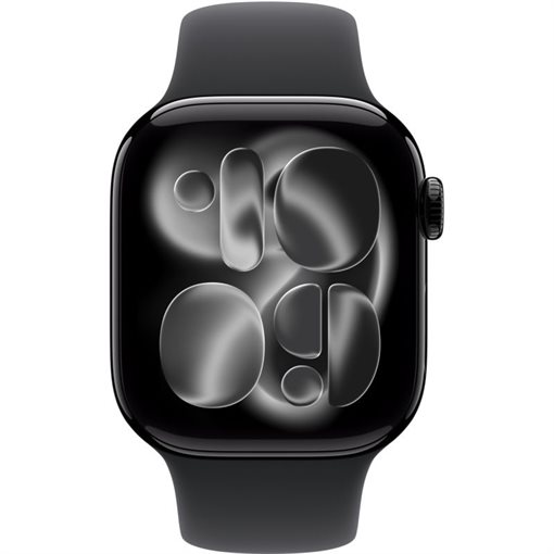 Apple Watch Series 11 Jet Black Alu Band:Schwarz Gr, M/L 64GB 46mm LTE GPS