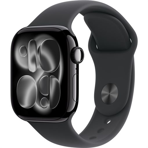 Apple Watch Series 11 Jet Black Alu Band:Schwarz Gr, M/L 64GB 46mm LTE GPS