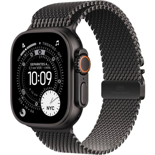 Apple Watch Ultra 3 Black Titanium Band:Schwarz Gr, S 64GB 49mm