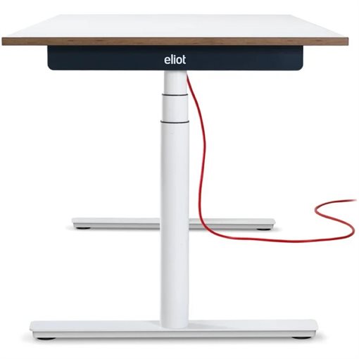 Eliot Schreibtisch hvst, Original White Weiß / Weiß B160cm x T80cm