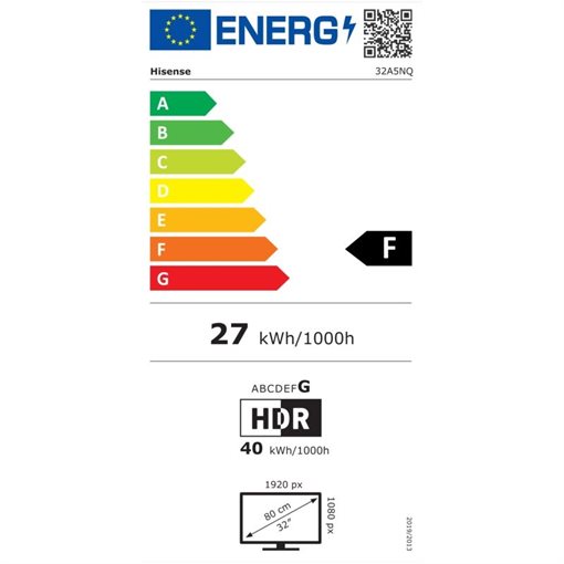 Hisense 32A5NQ 81cm 32Zoll A5NQ Series 1080p 1920x1080 Schwarz