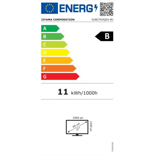 iiyama ProLite XUB2763QSU-B1 68,6cm 27Zoll 2560x1440Pixel QHD