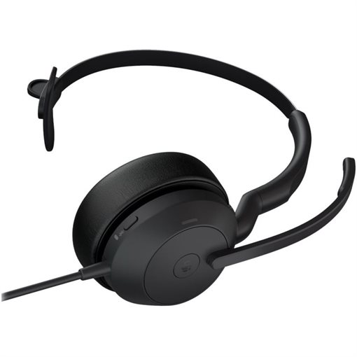 Jabra Evolve2 50 MS Mono Headset On-Ear Bluetooth kabelgeb, USB-A Schwarz