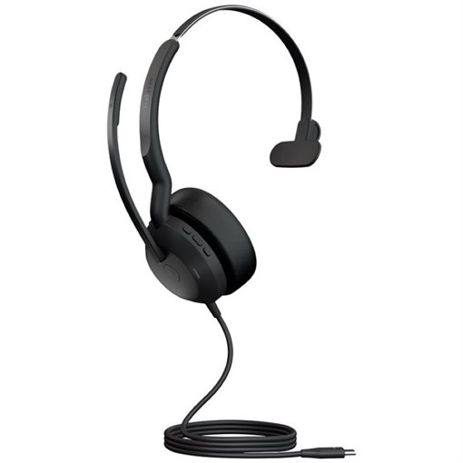 Jabra Evolve2 50 MS Mono Headset On-Ear Bluetooth kabelgeb, USB-A Schwarz