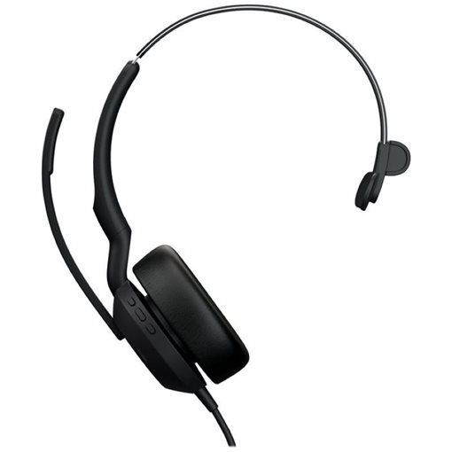 Jabra Evolve2 50 MS Mono Headset On-Ear Bluetooth kabelgeb, USB-A Schwarz
