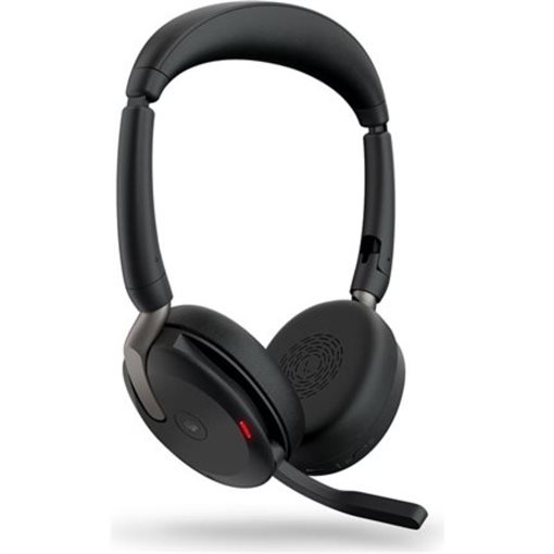 Jabra Evolve2 65 Flex MS Headset On-Ear Bluetooth kabellos USB-A Schwarz