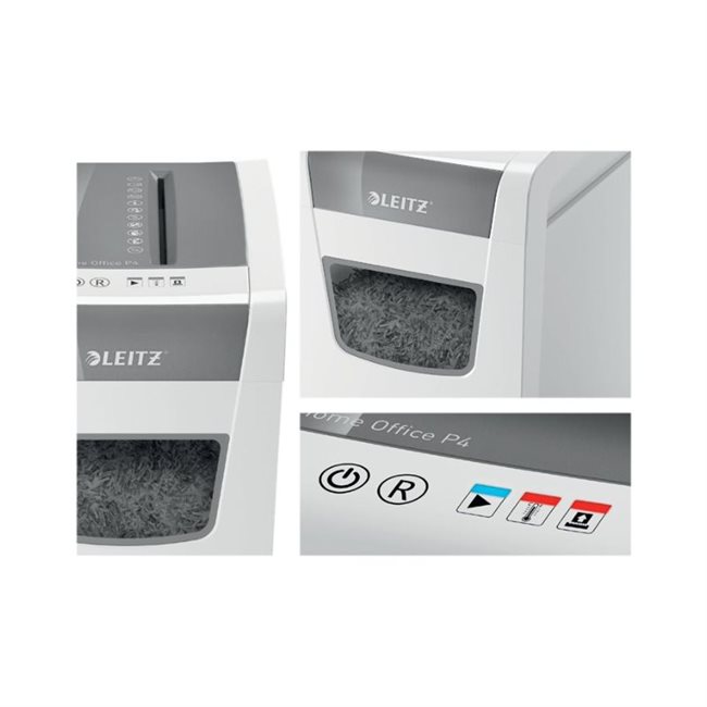 LEITZ IQ Aktenvernichter Slim Home Office P-4 10 Bl