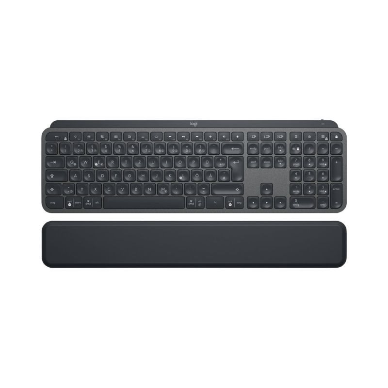 Logitech MX Keys - Tastatur - hinterleuchtet - Bluetooth, 2.4 GHz - Deutsch