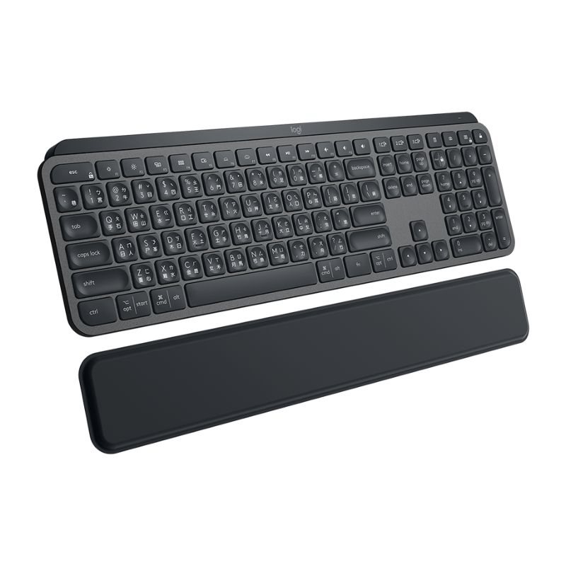 Logitech MX Keys - Tastatur - hinterleuchtet - Bluetooth, 2.4 GHz - Deutsch