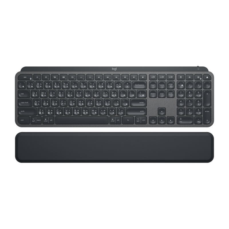Logitech MX Keys - Tastatur - hinterleuchtet - Bluetooth, 2.4 GHz - Deutsch