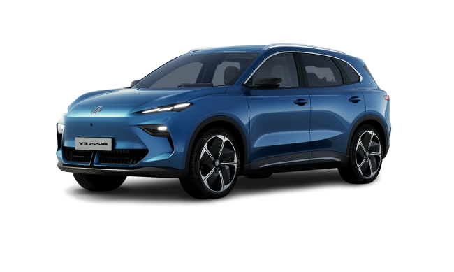 MG S5 64 kWh Long Range Elektro Blau