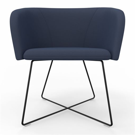 Nowy Styl NAUDU ARMCHAIR CFSX-ROD dunkelblau/blau