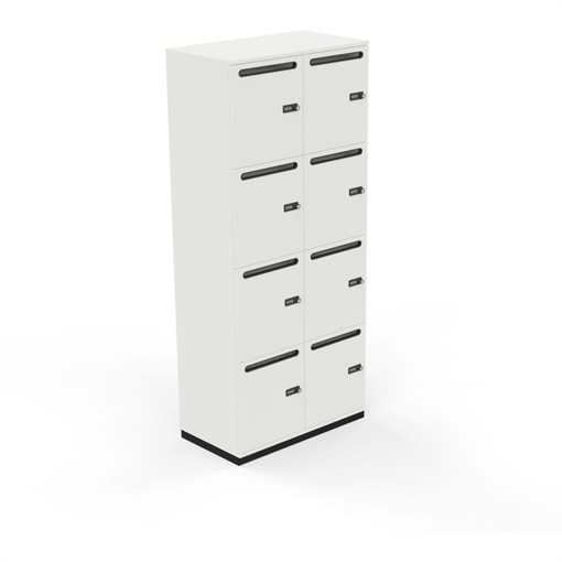 Nowy Styl Puzlo Schließfachschrank Volltür mit Einwurf B80cmxT44,5cmxH196cm