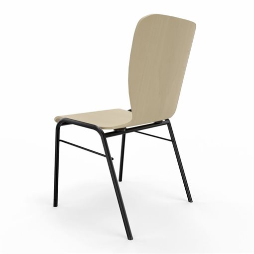 Nowy Styl WING II Besucherstuhl Gestell: RAL 9005 Jet Black