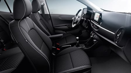 Kia Picanto 1.0 4-Sitzer Benzin Schwarz