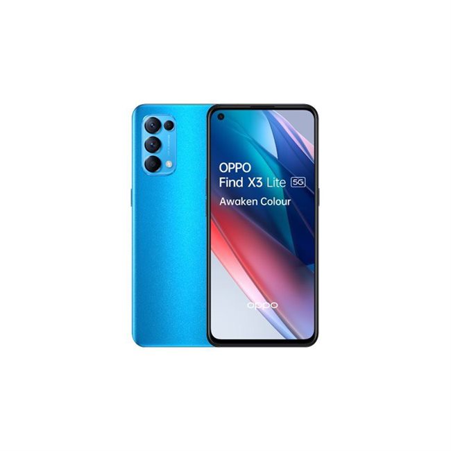 Oppo Find X3 Lite 128 Go Bleu Dual SIM - Débloqué (Reconditionné