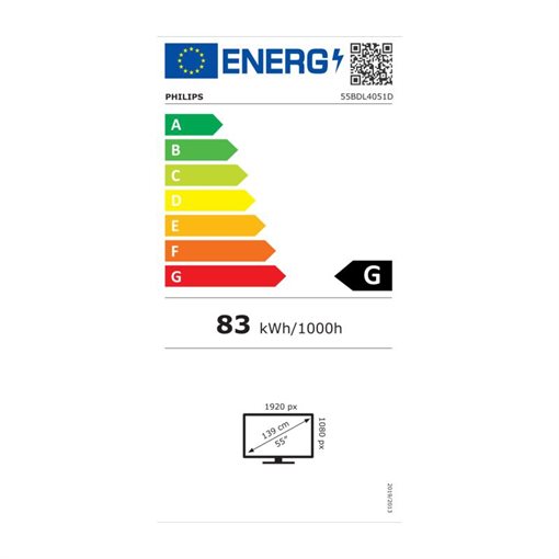 Philips 55BDL4051D 138,8 cm (54,64 Zoll) LCD-Display 1080p (Full