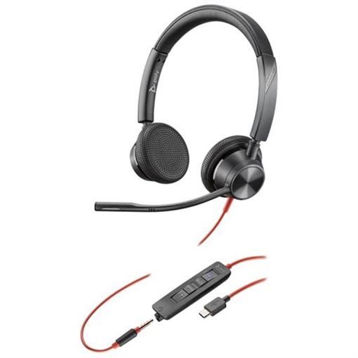Poly Blackwire 3325 Kabelgebunden für MS Teams mit USB-C