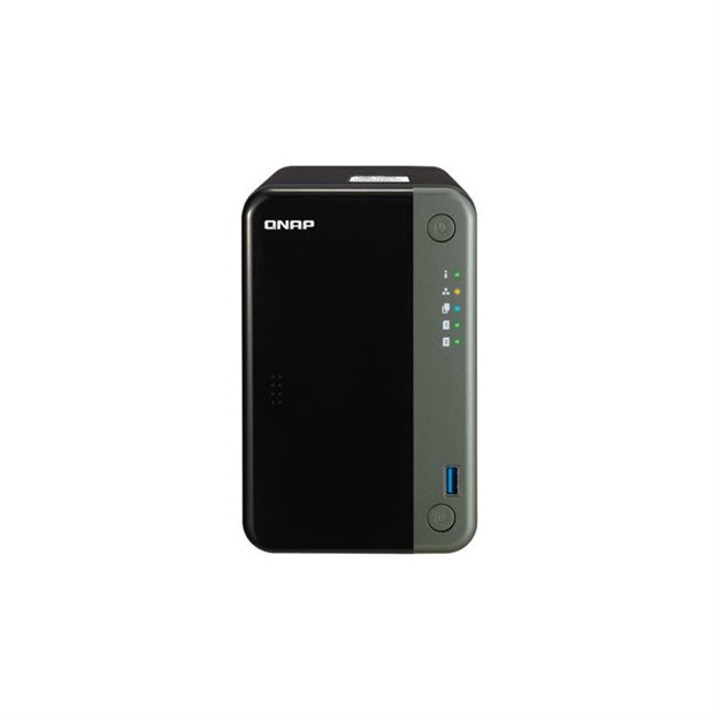 QNAP TS-253D NAS-Server 2 Schächte 6TB SATA 6GB/s HDD 3TB x 2 RAM 4GB
