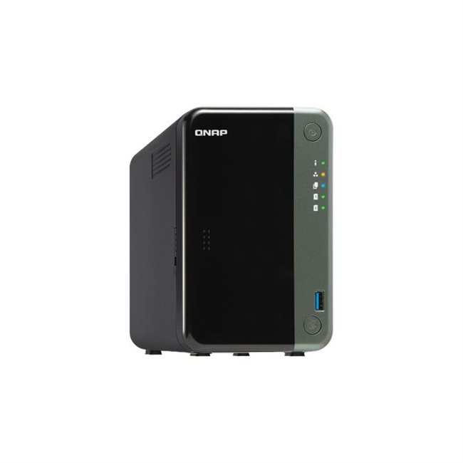 QNAP TS-253D NAS-Server 2 Schächte 6TB SATA 6GB/s HDD 3TB x 2 RAM 4GB