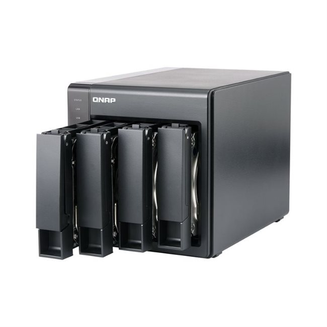 QNAP TS-451+ NAS-Server 4 Schächte 48TB SATA 6GB/s HDD 12TB x 4 RAM 8GB