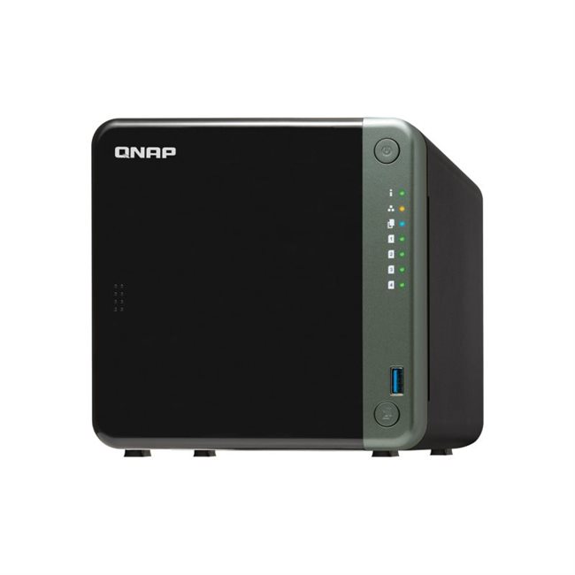 QNAP TS-453D NAS-Server 4 Schächte 32TB SATA 6GB/s HDD 8TB x 4 RAM 4GB